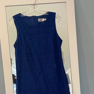 NWT Beautiful blue knee length dress